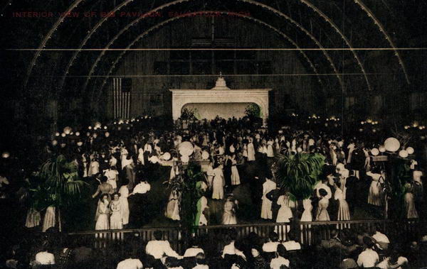 Big Pavillion - Old Post Card Photo Of Big Pavillion (newer photo)